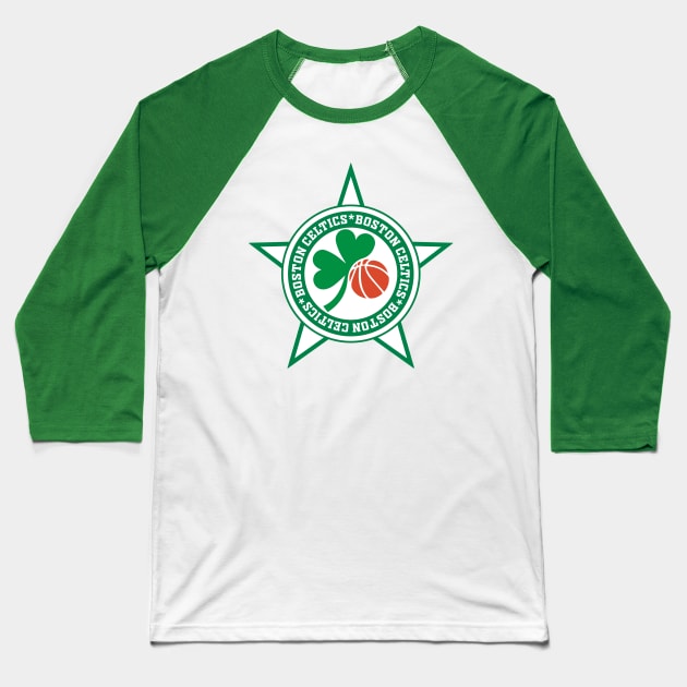 Boston Celtics Baseball T-Shirt by Maskumambang